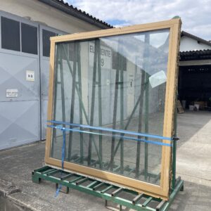 Fenster Fixverglast 197,5 cm , 200cm, Holz-Alu