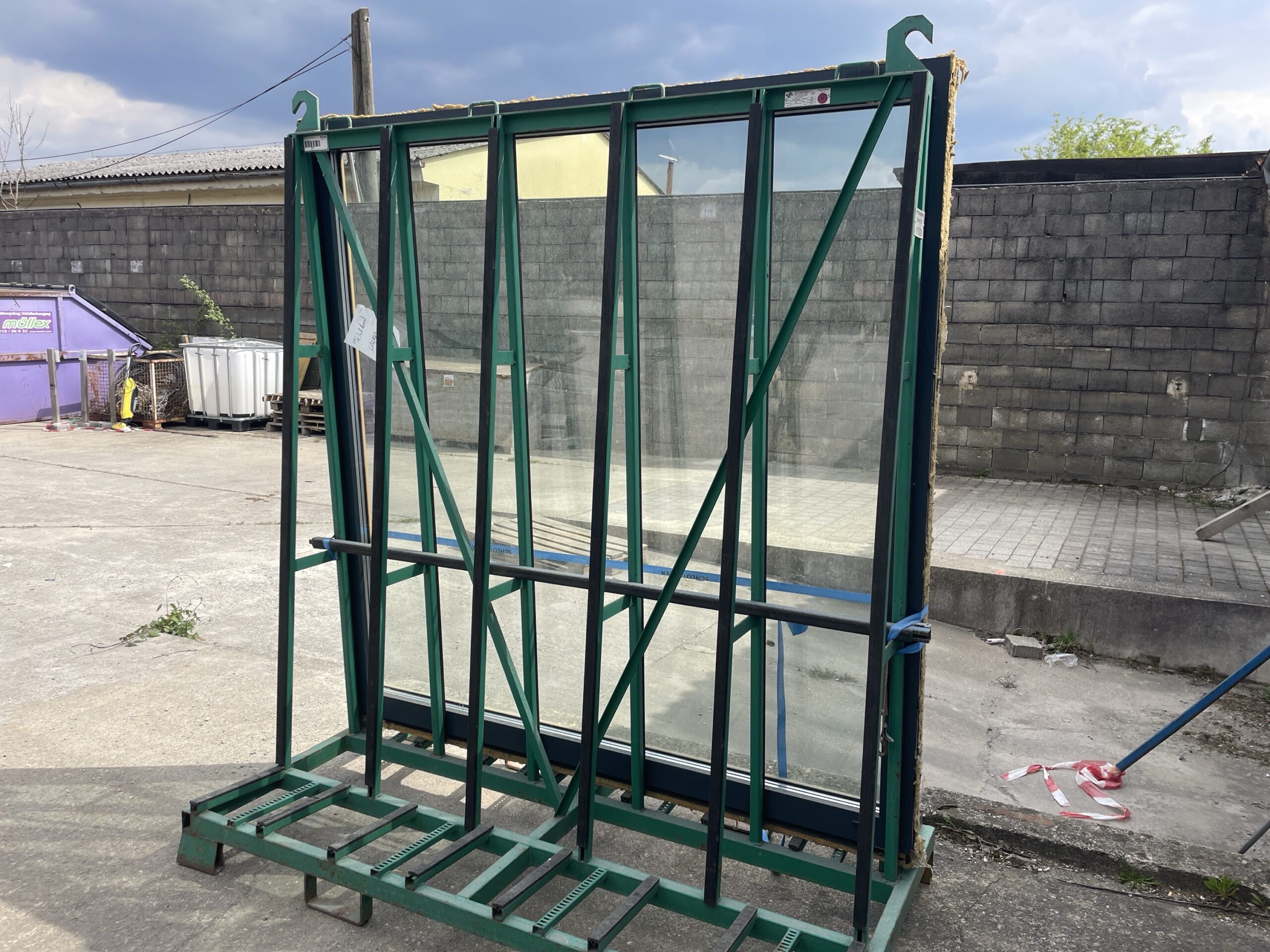 Fenster Fixverglast 197,5 cm , 200cm, Holz-Alu – Bild 2